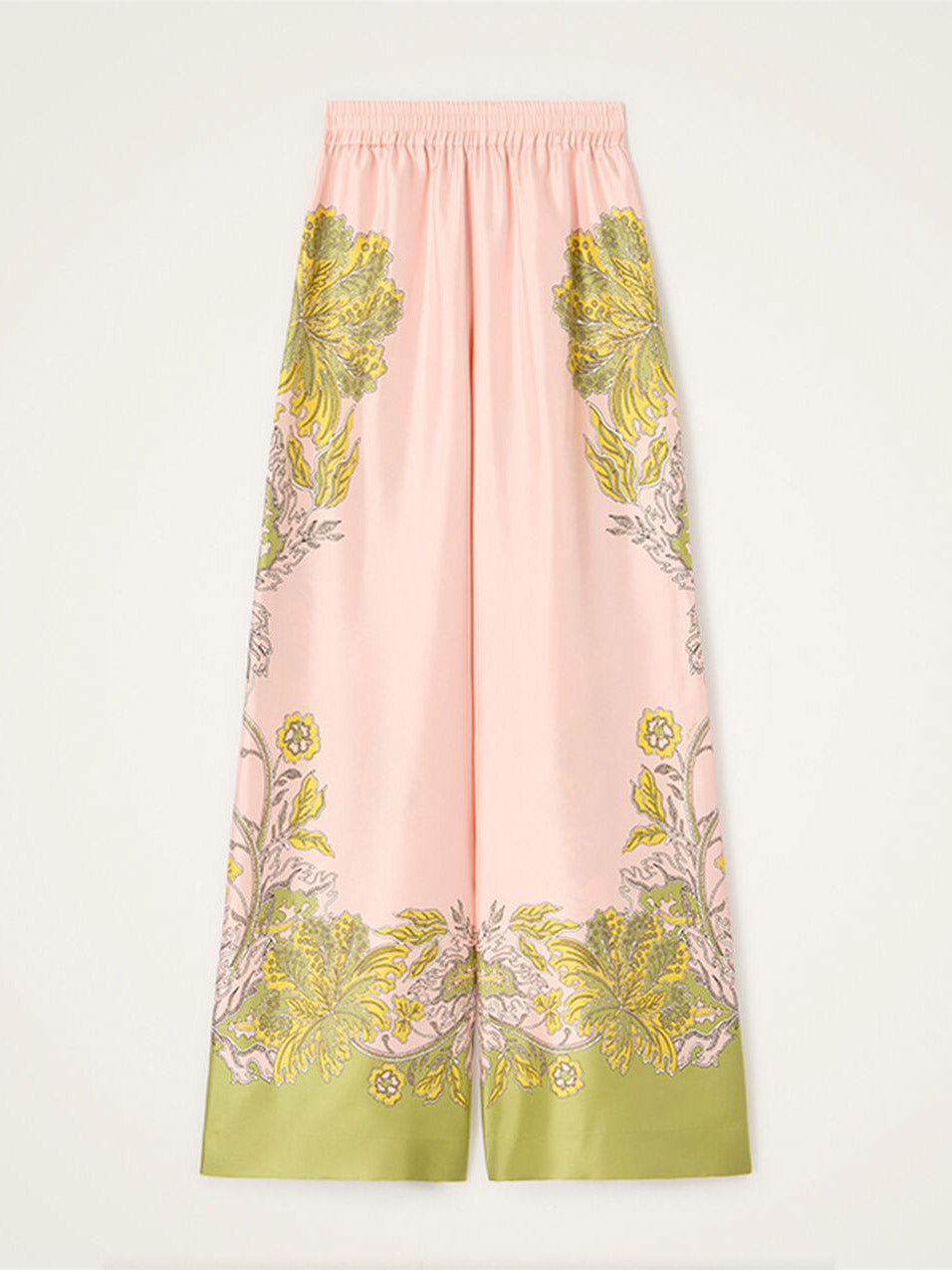 Exquisite Floral Feather Trim Crop Top