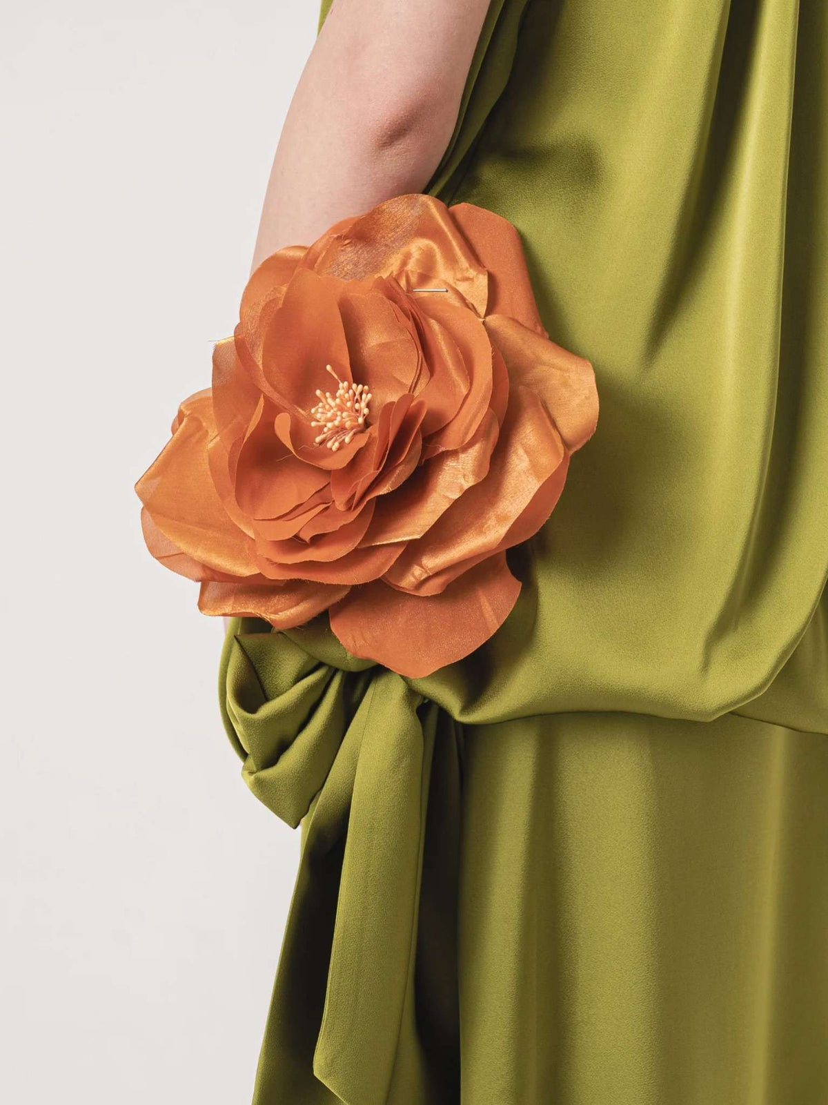Elegant Strapless Draped Top & Skirt Two-Piece Set