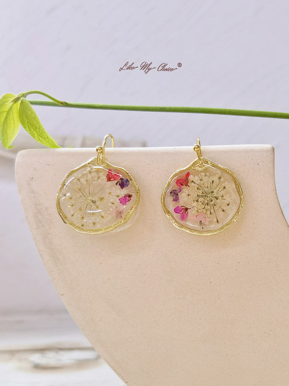 Queen Anne Lace Earrings-Likemychoice