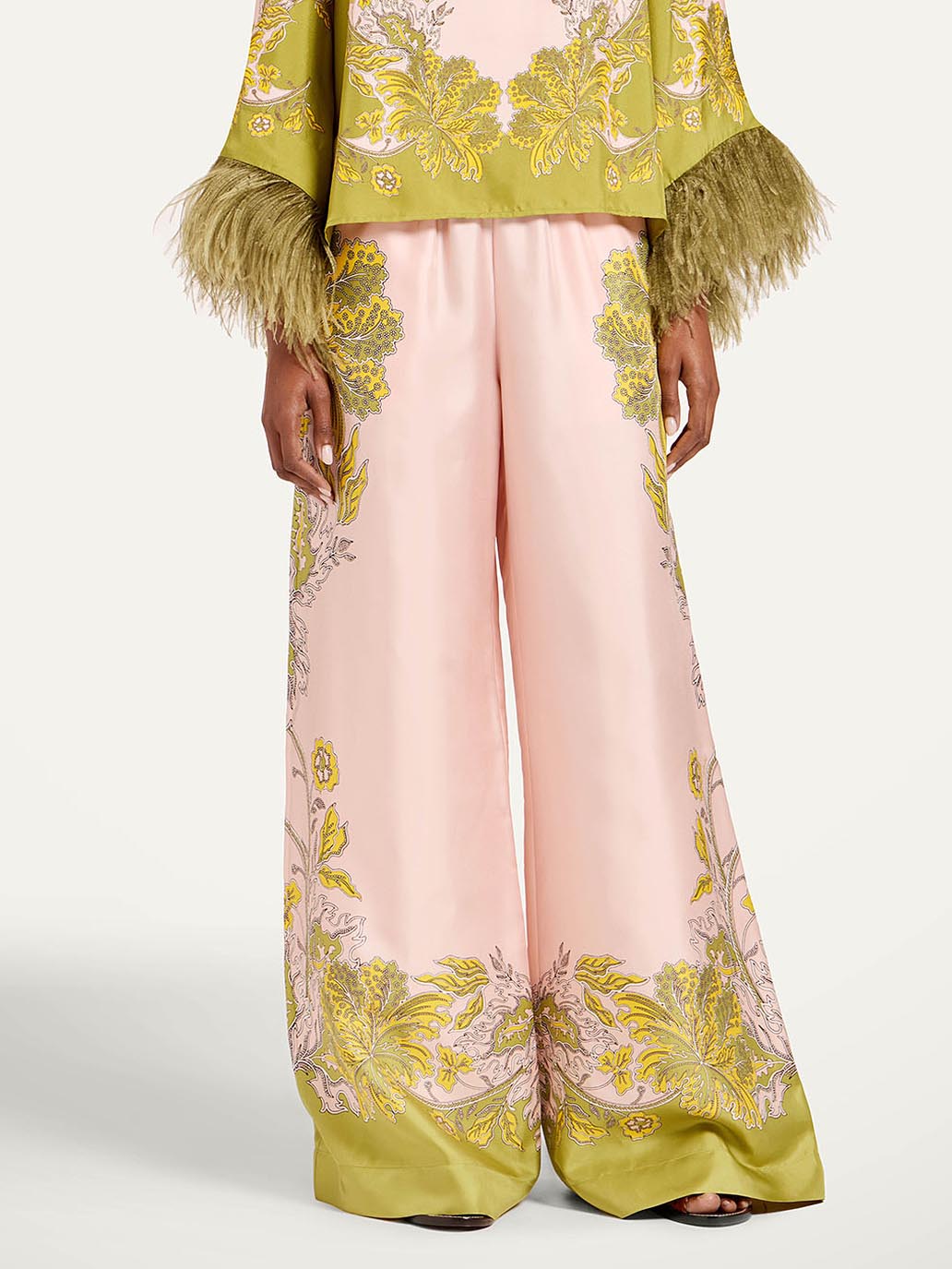 Exquisite High-Waist Wide Leg Pants