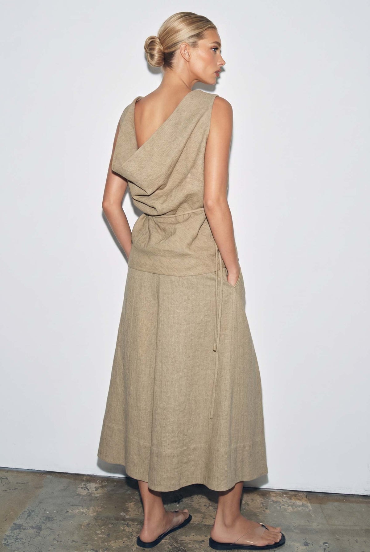 Two Ways To Wear Top And Wide-Leg Pants Set