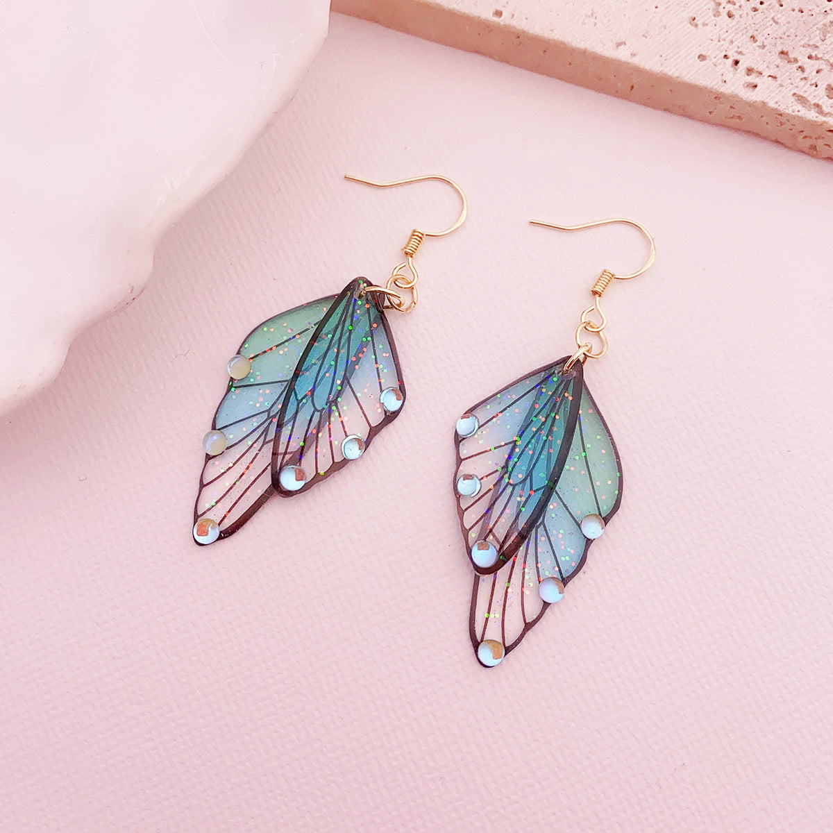 Butterfly Wing Handmade Earrings-Likemychoice