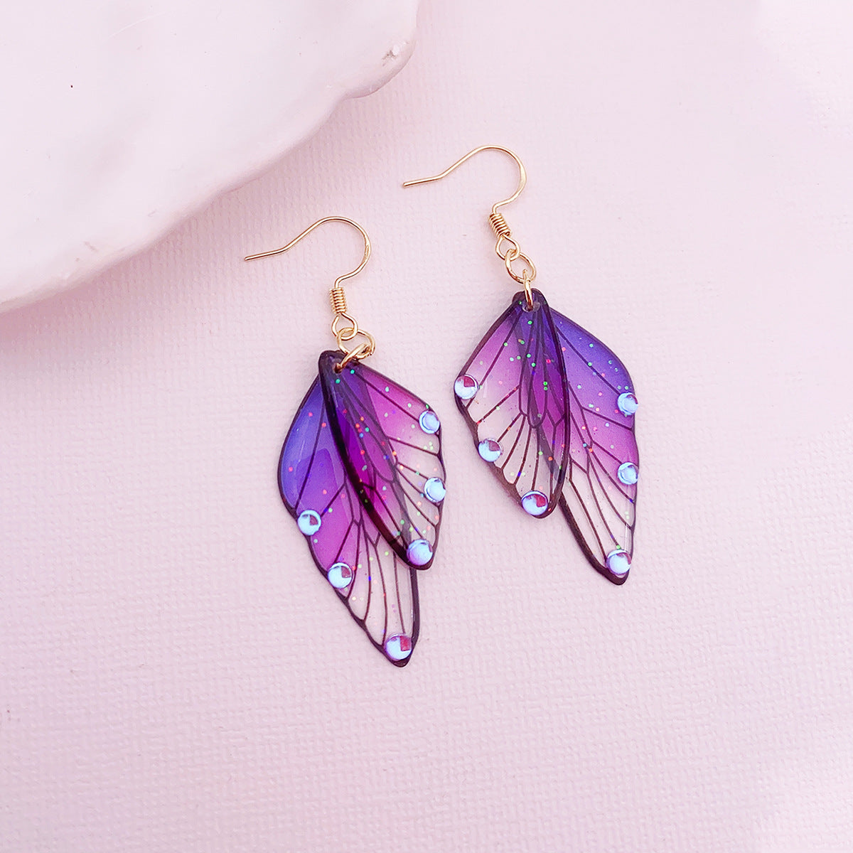 Butterfly Wing Handmade Earrings-Likemychoice