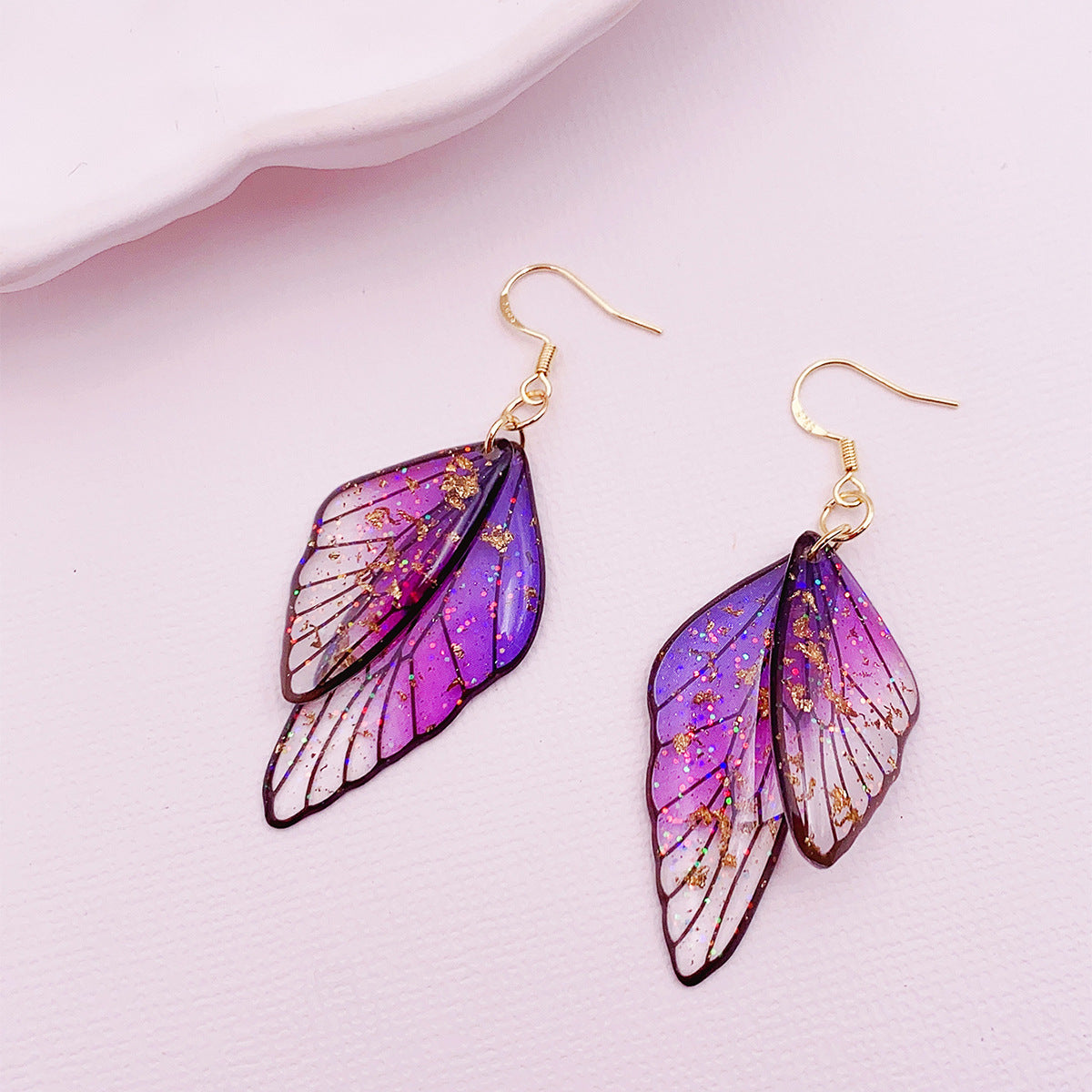 Butterfly Wing Handmade Earrings-Likemychoice