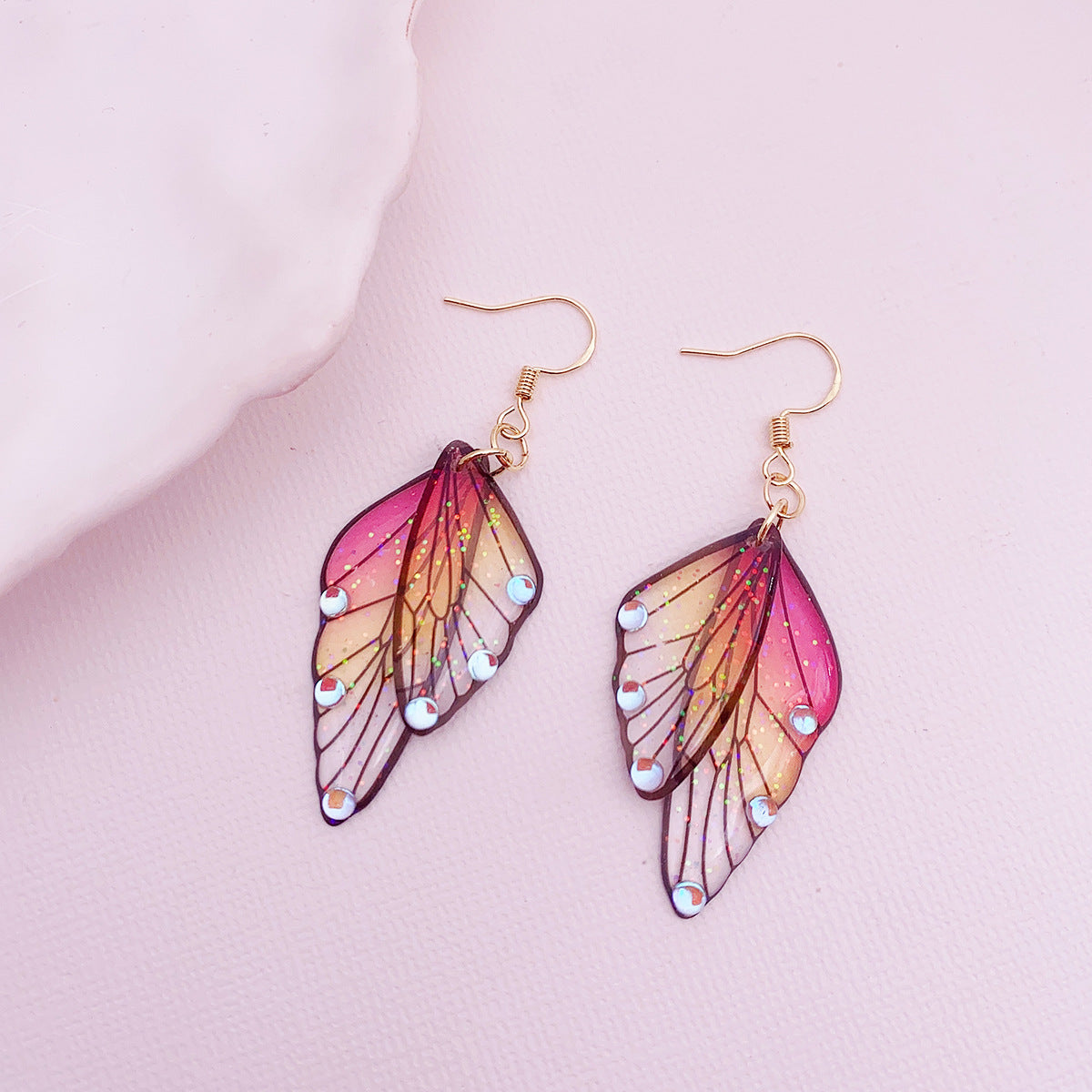 Butterfly Wing Handmade Earrings-Likemychoice