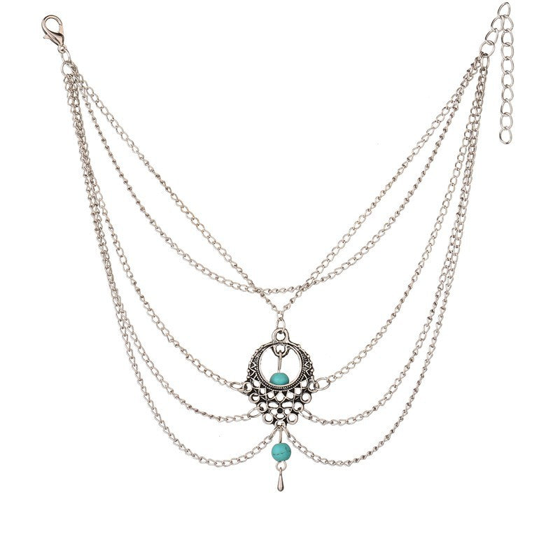 Silver Beach Boho Anklet-Likemychoice