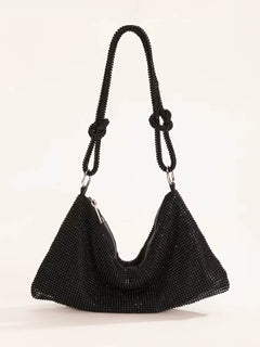 Square Rhinestone Underarm Bag