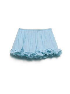 Exquisite Chiffon Ruffle Backless Asymmetric Top & Elastic Waist Relaxed Shorts Set