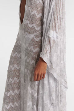 Hollow Design Knit Loose Maxi Dress