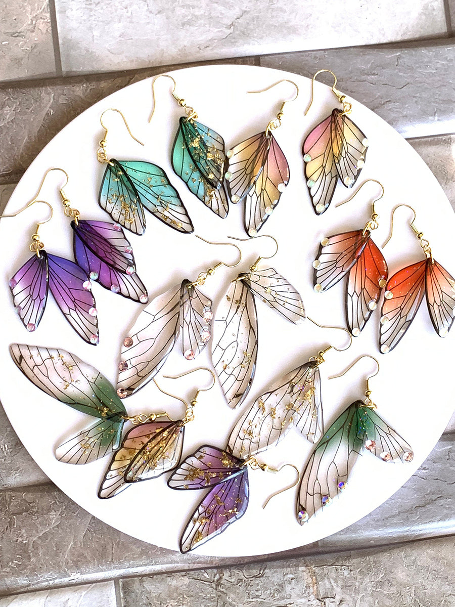Butterfly Wing Handmade Earrings-Likemychoice