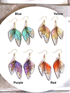 Butterfly Wing Handmade Earrings-Likemychoice