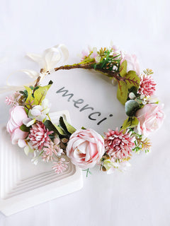 Blush Dahlia & Light Pink Roses
