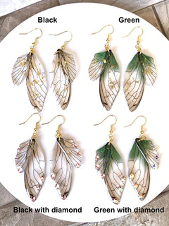 Butterfly Wing Handmade Earrings-Likemychoice