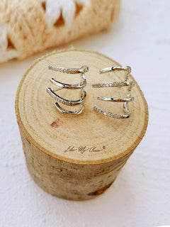 Shiny Crystal Earrings-Likemychoice