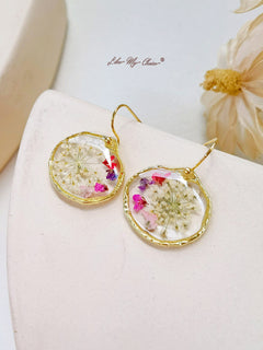Queen Anne Lace Earrings-Likemychoice