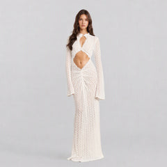 Sheer lace asymmetrical beach vacation dress [erp-image:c5f9757727e1985fa3eff1b8]