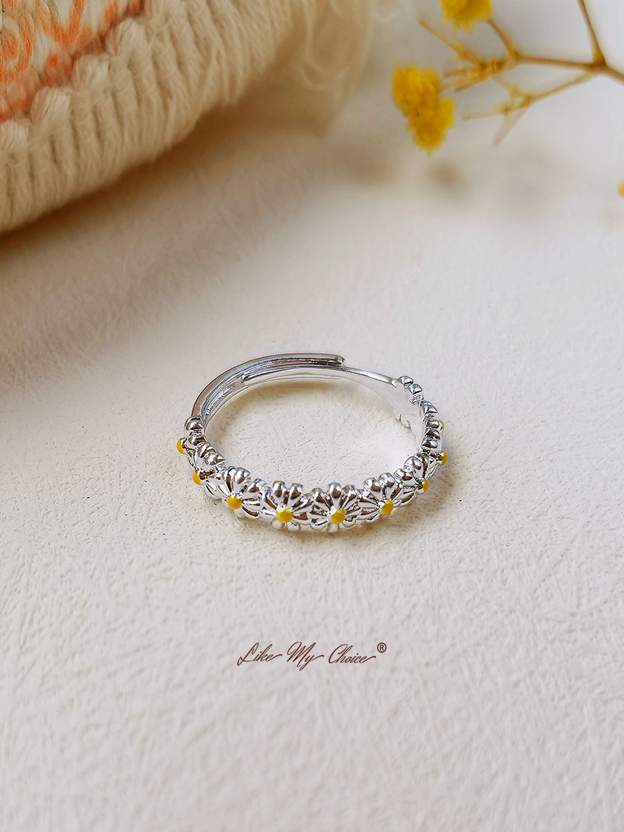I Think About You Every Daisy Ring-Likemychoice