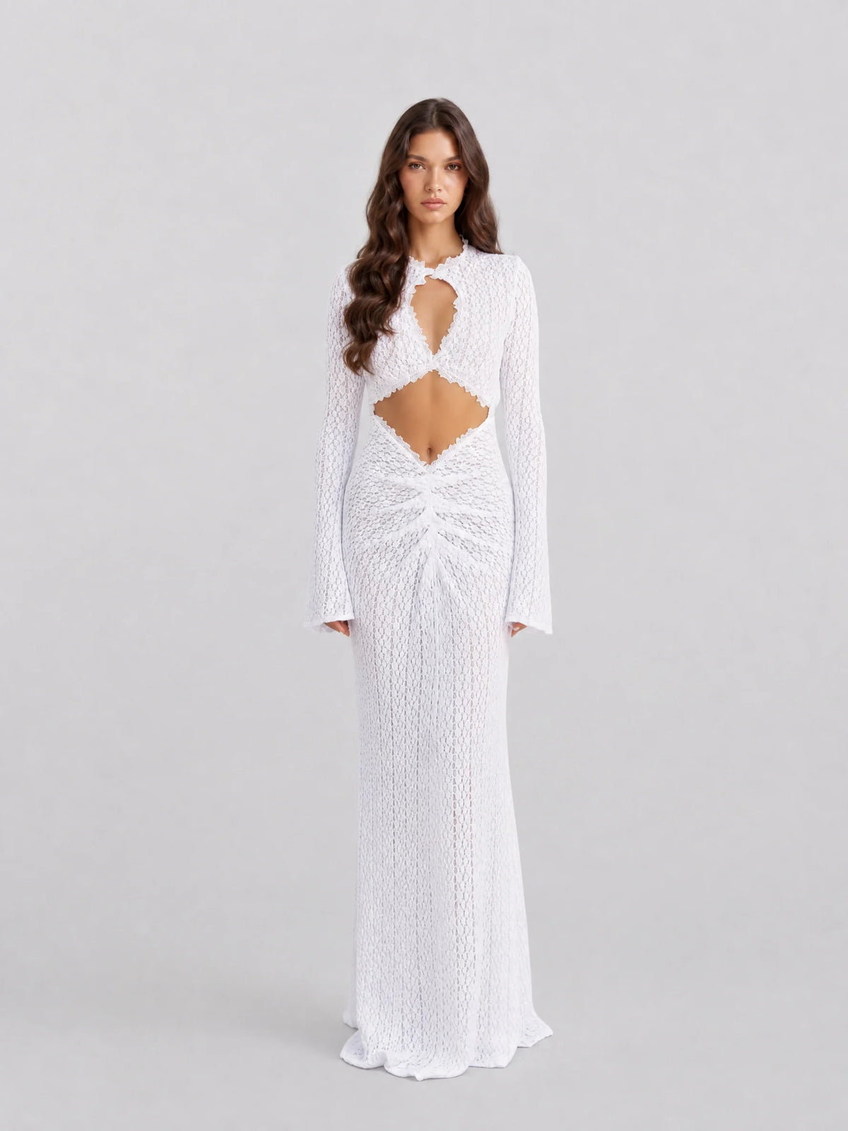 Sheer lace asymmetrical beach vacation dress [erp-image:f5714dab40ac72790f09c03f]