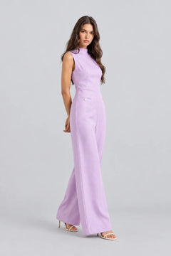 Sleeveless High Neck Wide Leg Jumpsuit in Light Pink [erp-image:db88ef39e3238260d00c7f2a]
