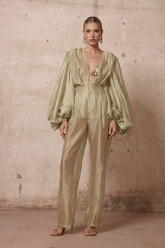 Tulle bodysuit And Pants Set