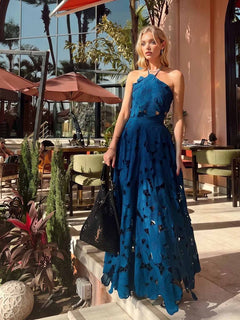 Exquisite Lace Cami Crop Top & High-Waist A-Line Maxi Skirt Two-Piece Set