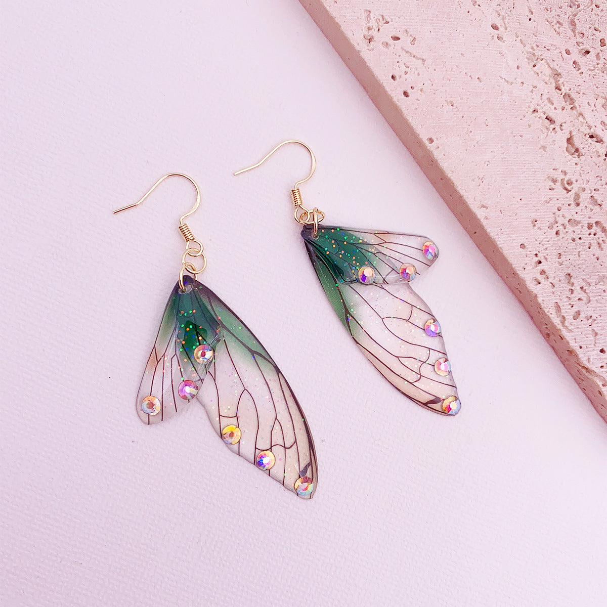 Butterfly Wing Handmade Earrings-Likemychoice