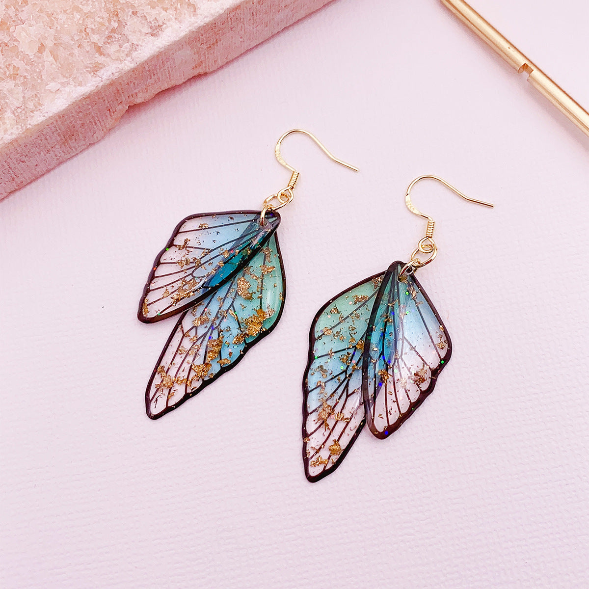 Butterfly Wing Handmade Earrings-Likemychoice
