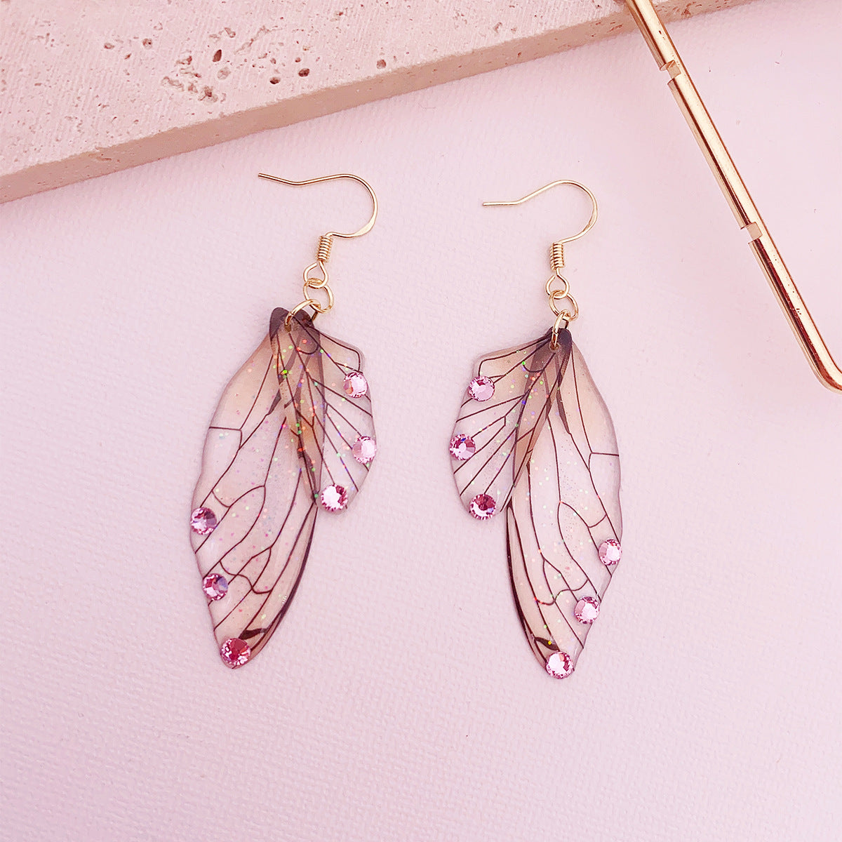 Butterfly Wing Handmade Earrings-Likemychoice