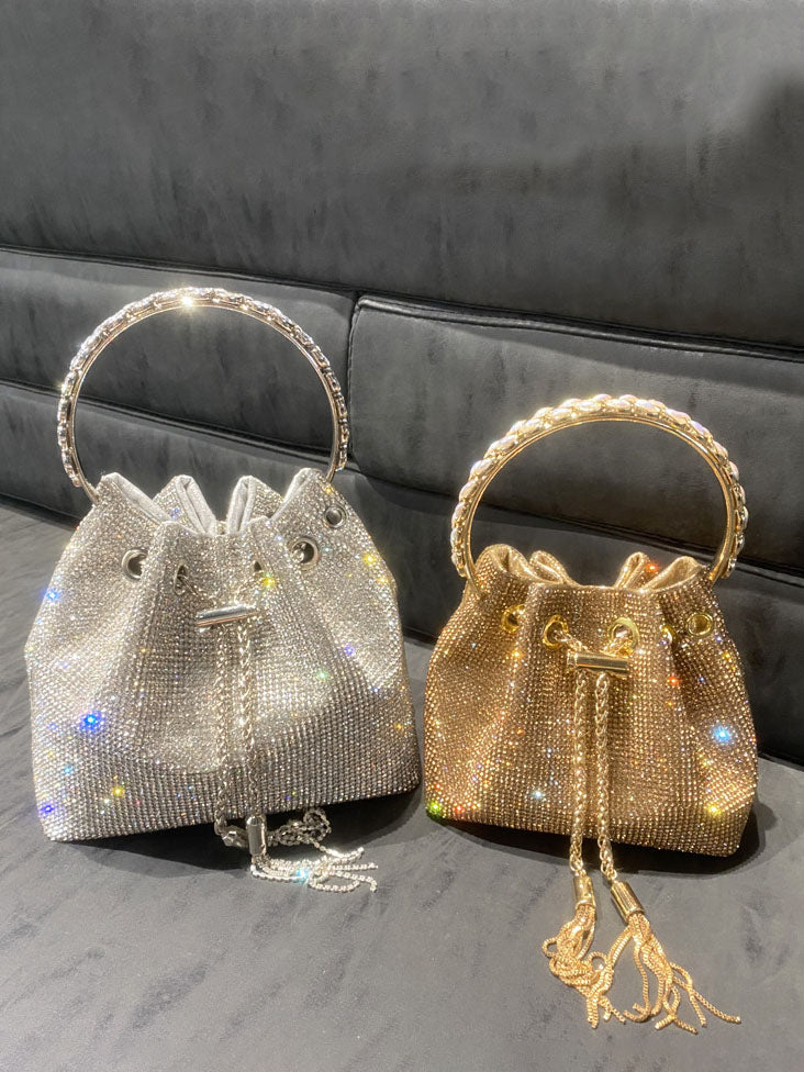 Hot Diamond Bucket Handle Handbag-Likemychoice