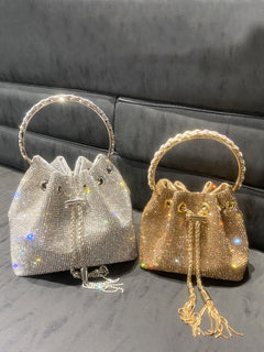 Hot Diamond Bucket Handle Handbag-Likemychoice