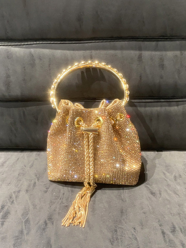 Hot Diamond Bucket Handle Handbag-Likemychoice