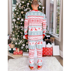 Christmas deer Snowflake Family Matching Pajama Set