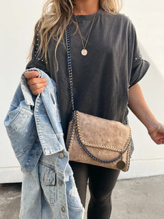 Take Away Crossbody Clutch Tan-Likemychoice