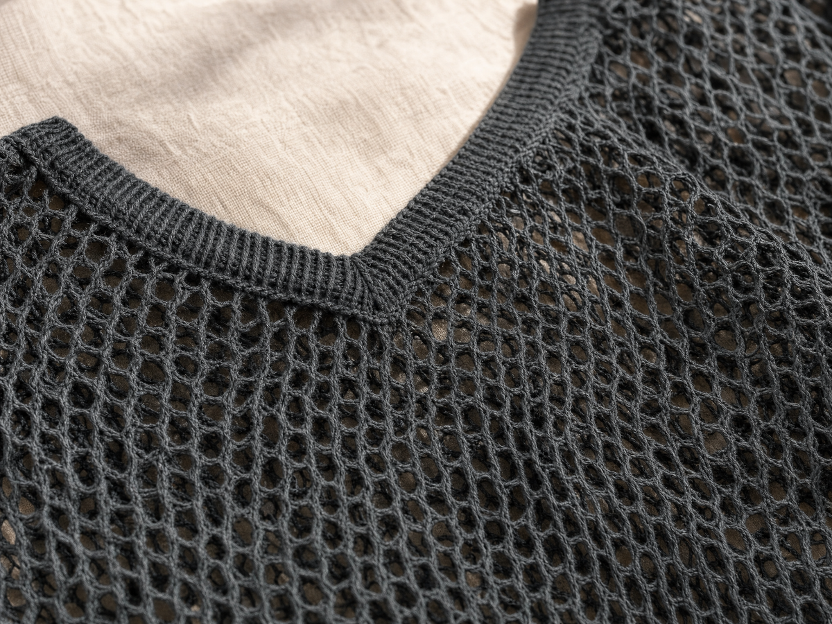 Women's Sheer Mesh Knit Sweater