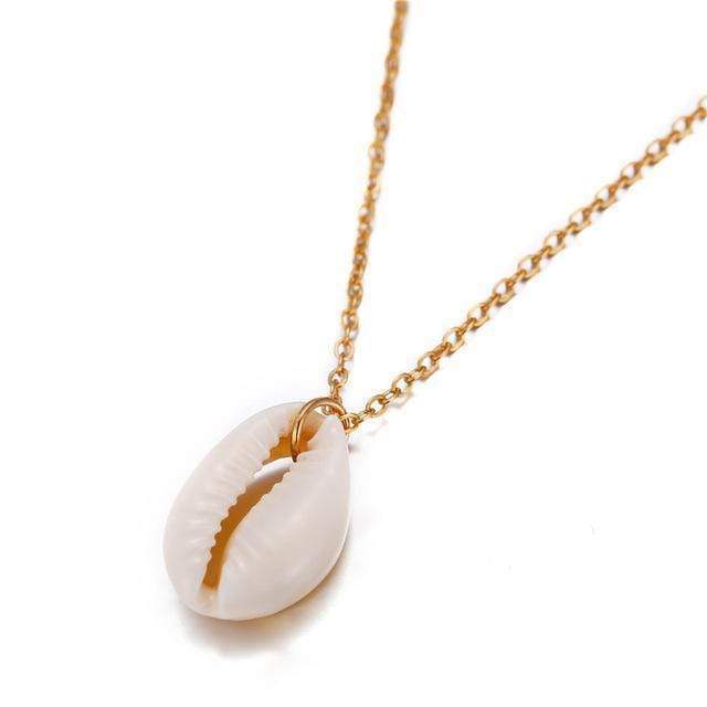 Conch Shell Pendant Necklace-Likemychoice