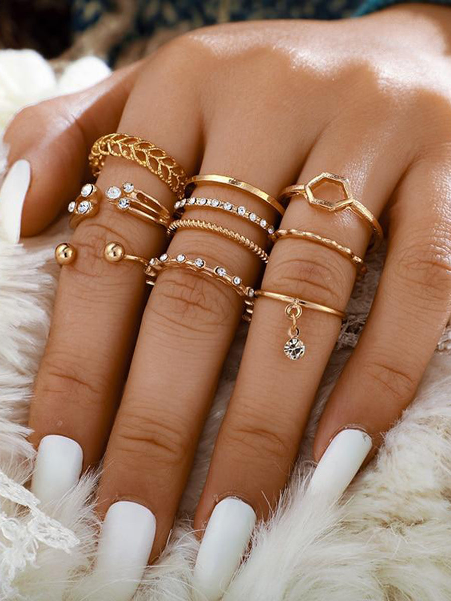 Iris Ring Set 8pcs-Likemychoice